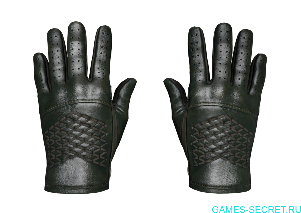 Водительские перчатки Гоночный зеленый CS:GO