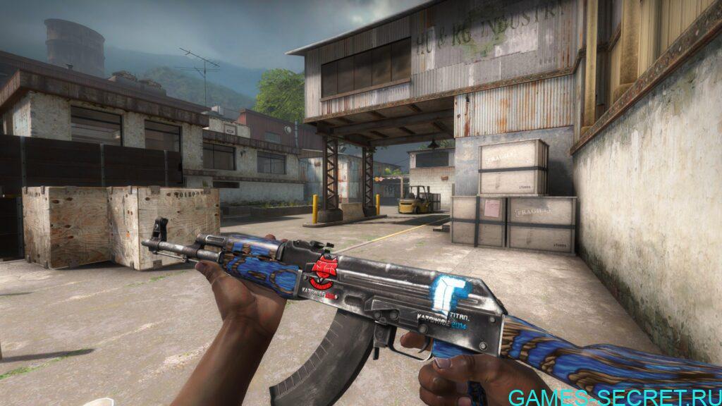 AK-47 Синий глянец в CS:GO